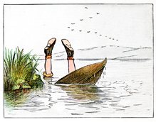 drowning in email kid in pond