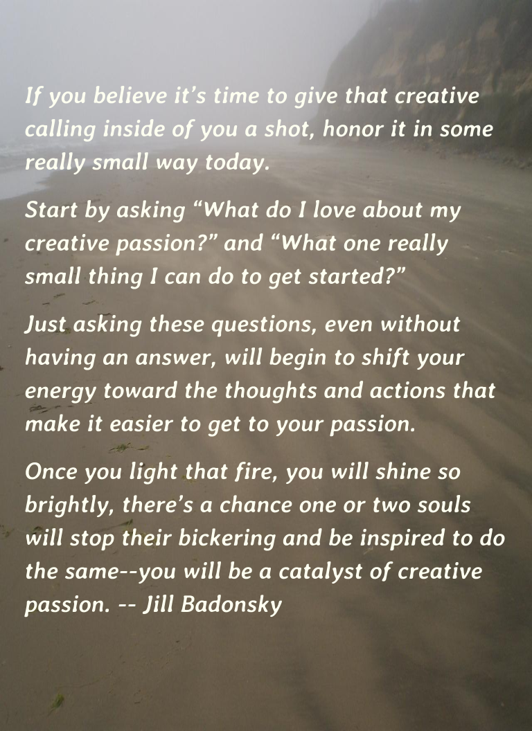 jill badonsky quote with background