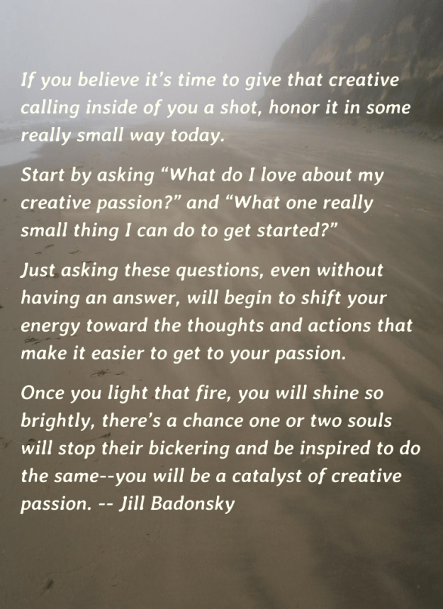 jill badonsky quote with background