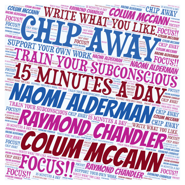 ALDERMAN McCANN CHANDLER WRITERS WORD CLOUD
